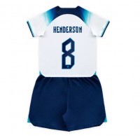 England Jordan Henderson #8 Fotballklær Hjemmedraktsett Barn VM 2022 Kortermet (+ korte bukser)